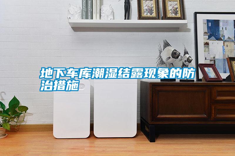 地下車庫潮濕結露現象的防治措施
