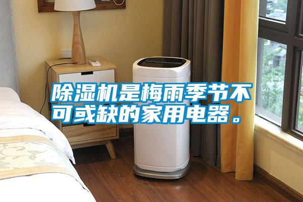 除濕機是梅雨季節不可或缺的家用電器。
