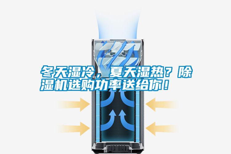 冬天濕冷，夏天濕熱？除濕機選購功率送給你！