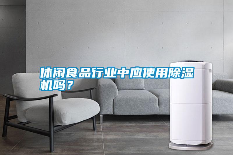 休閑食品行業中應使用除濕機嗎？