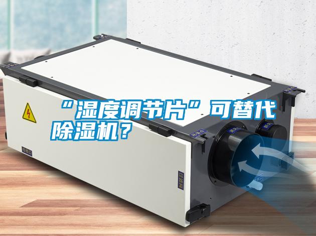 “濕度調(diào)節(jié)片”可替代除濕機(jī)？