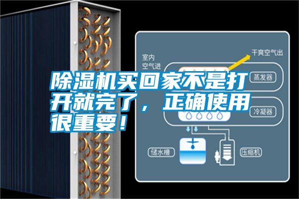 除濕機(jī)買回家不是打開(kāi)就完了，正確使用很重要！
