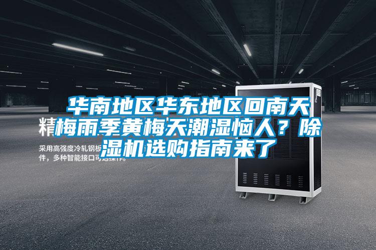 華南地區(qū)華東地區(qū)回南天梅雨季黃梅天潮濕惱人？除濕機(jī)選購指南來了