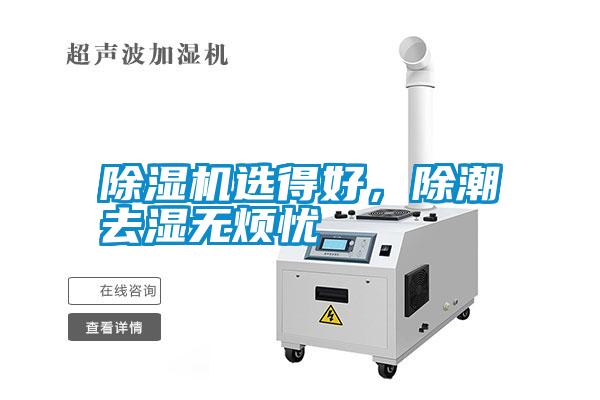 除濕機選得好,除潮去濕無煩憂