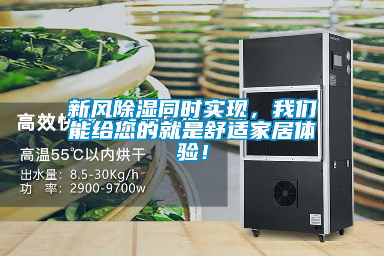 新風除濕同時實現，我們能給您的就是舒適家居體驗！