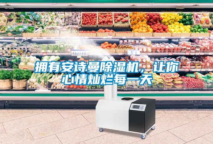 擁有安詩曼除濕機(jī)，讓你心情燦爛每一天