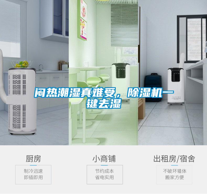 悶熱潮濕真難受，除濕機一鍵去濕