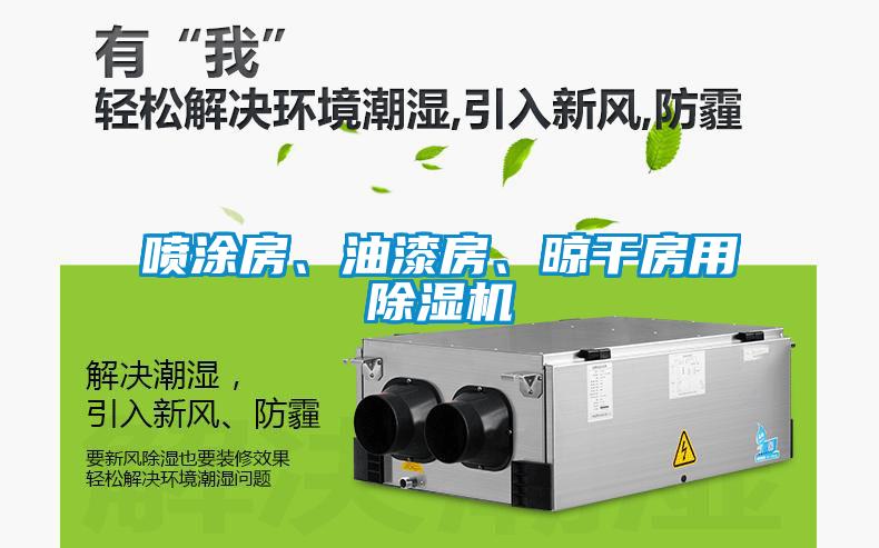 噴涂房、油漆房、晾干房用除濕機