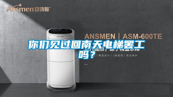 你們見過回南天電梯罷工嗎？