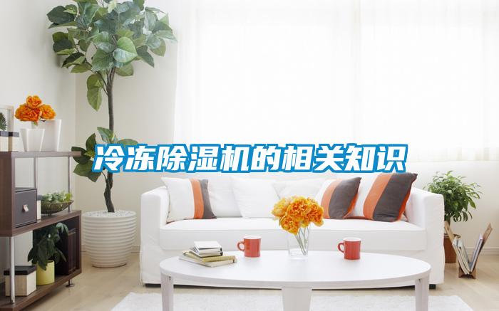 冷凍除濕機(jī)的相關(guān)知識