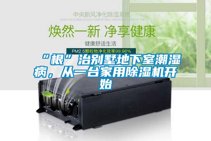 “根”治別墅地下室潮濕病，從一臺家用除濕機開始