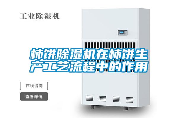 柿餅除濕機在柿餅生產工藝流程中的作用