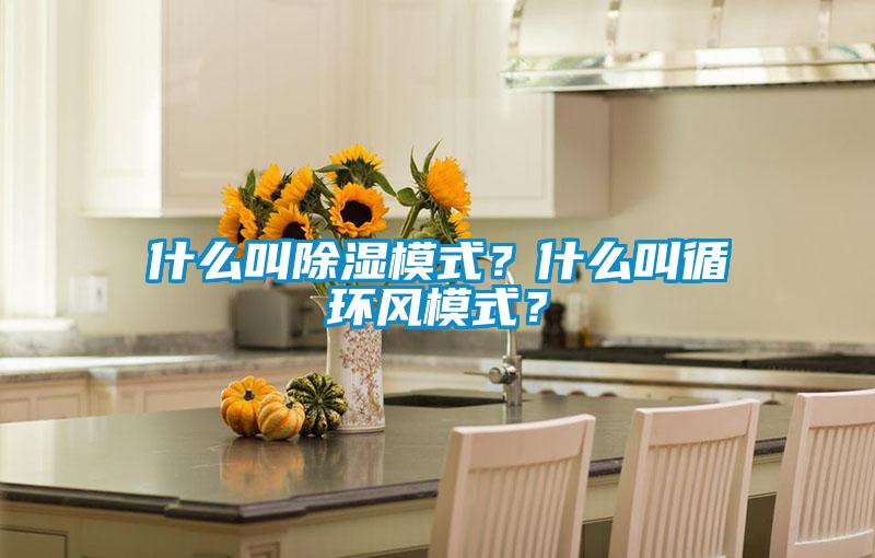 什么叫除濕模式？什么叫循環(huán)風(fēng)模式？