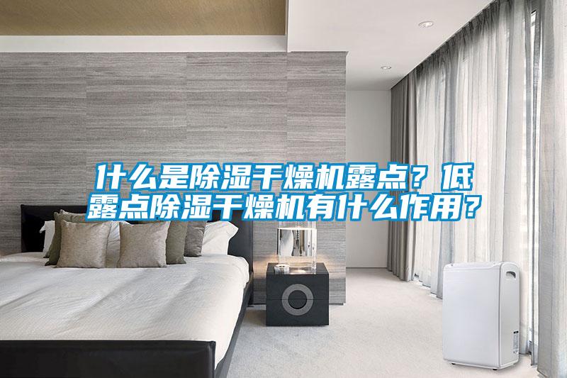 什么是除濕干燥機(jī)露點(diǎn)？低露點(diǎn)除濕干燥機(jī)有什么作用？