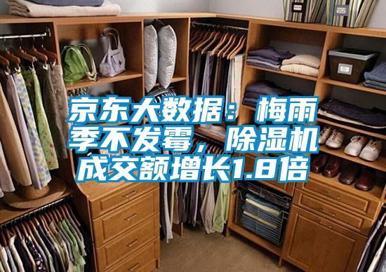 京東大數據：梅雨季不發(fā)霉，除濕機成交額增長1.8倍