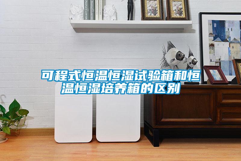 可程式恒溫恒濕試驗箱和恒溫恒濕培養(yǎng)箱的區(qū)別
