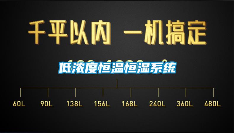 低濃度恒溫恒濕系統
