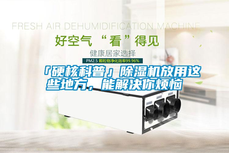 「硬核科普」除濕機放用這些地方,能解決你煩惱