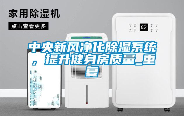 中央新風(fēng)凈化除濕系統(tǒng)，提升健身房質(zhì)量_重復(fù)