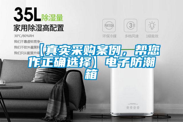 【真實采購案例，幫您作正確選擇】電子防潮箱