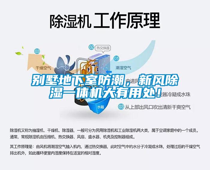 別墅地下室防潮，新風(fēng)除濕一體機(jī)大有用處！