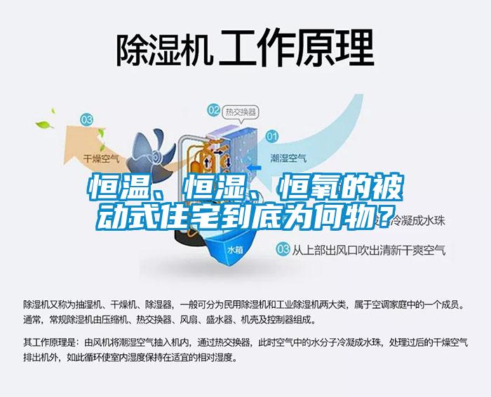 恒溫、恒濕、恒氧的被動式住宅到底為何物？