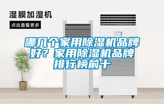 哪幾個(gè)家用除濕機(jī)品牌好？家用除濕機(jī)品牌排行榜前十