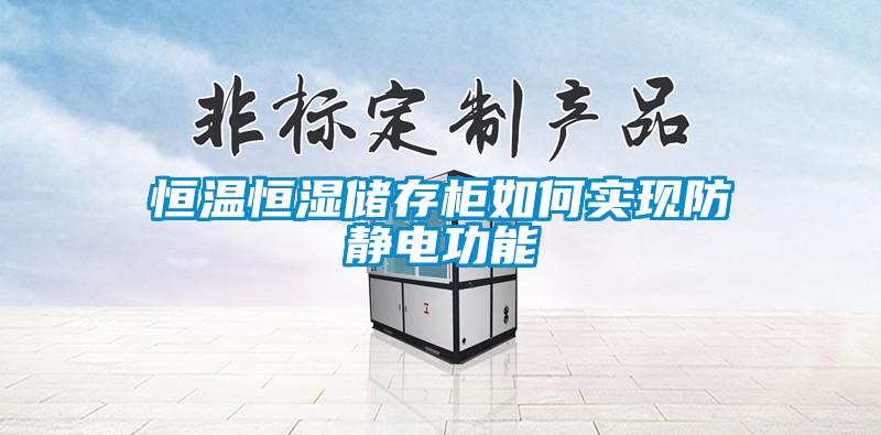 恒溫恒濕儲存柜如何實現(xiàn)防靜電功能
