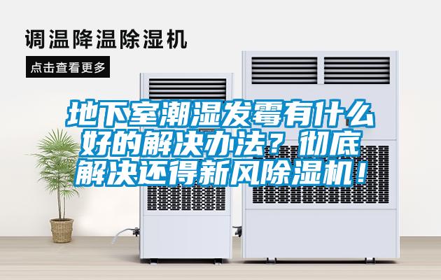 地下室潮濕發(fā)霉有什么好的解決辦法？徹底解決還得新風(fēng)除濕機(jī)！
