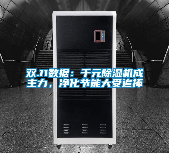 雙.11數(shù)據(jù)：千元除濕機(jī)成主力，凈化節(jié)能大受追捧