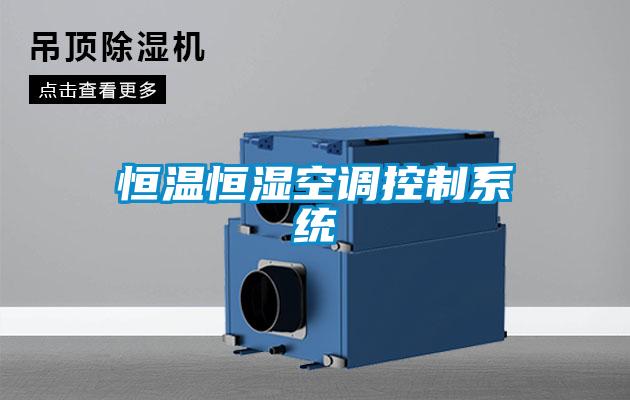 恒溫恒濕空調控制系統