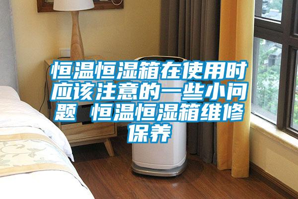 恒溫恒濕箱在使用時應該注意的一些小問題 恒溫恒濕箱維修保養