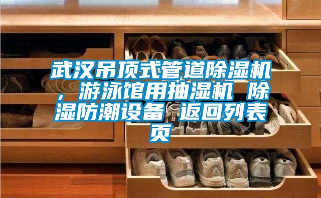 武漢吊頂式管道除濕機，游泳館用抽濕機 除濕防潮設(shè)備 返回列表頁