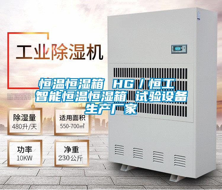 恒溫恒濕箱 HG/恒工 智能恒溫恒濕箱 試驗設備生產廠家