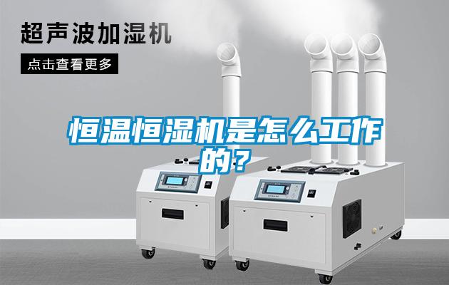 恒溫恒濕機是怎么工作的？