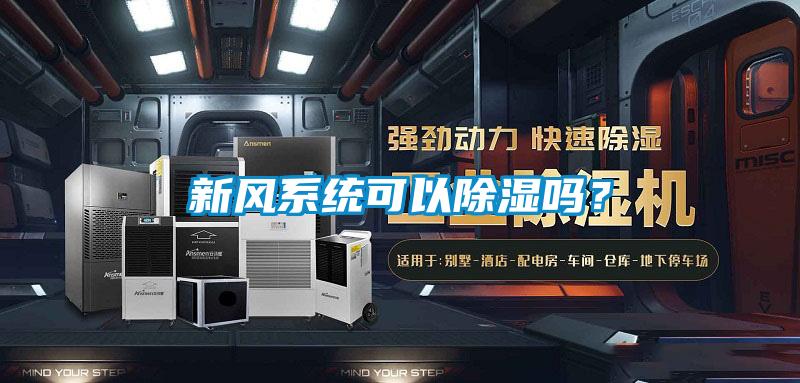 新風系統可以除濕嗎？