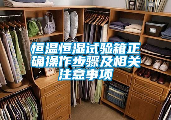 恒溫恒濕試驗(yàn)箱正確操作步驟及相關(guān)注意事項(xiàng)