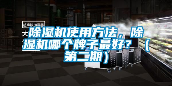 除濕機使用方法，除濕機哪個牌子最好？（第二期）