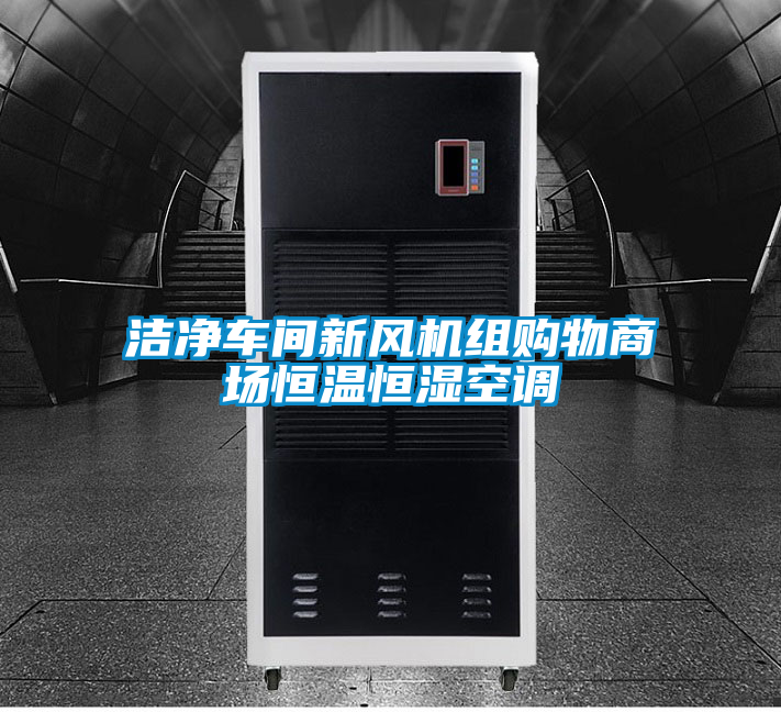 潔凈車間新風(fēng)機組購物商場恒溫恒濕空調(diào)
