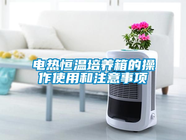 電熱恒溫培養箱的操作使用和注意事項