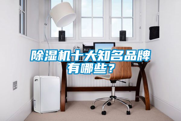 除濕機十大知名品牌有哪些？