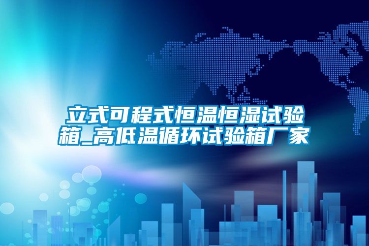 立式可程式恒溫恒濕試驗箱_高低溫循環試驗箱廠家