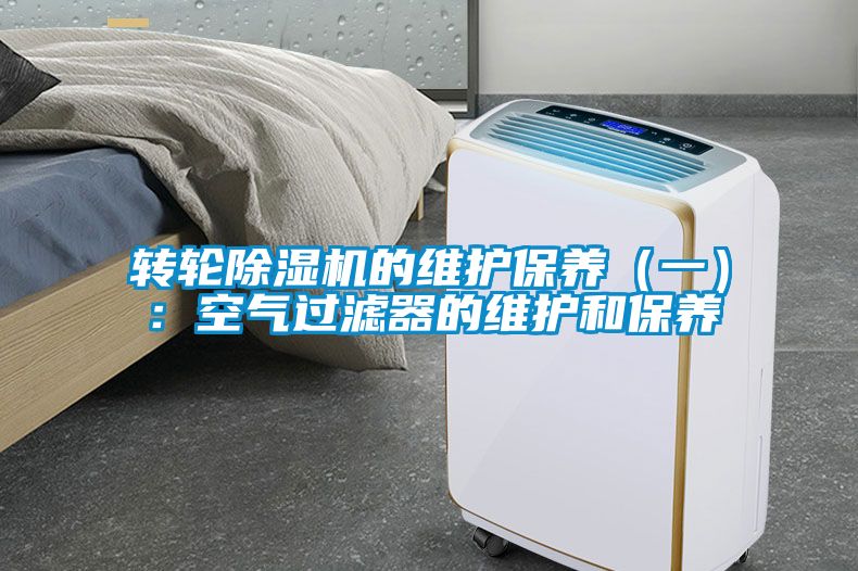 轉輪除濕機的維護保養（一）：空氣過濾器的維護和保養
