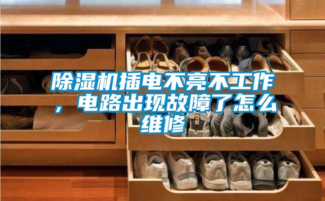 除濕機插電不亮不工作，電路出現故障了怎么維修