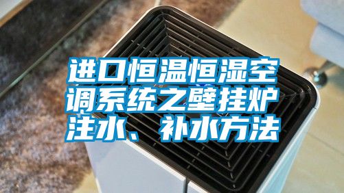 進口恒溫恒濕空調(diào)系統(tǒng)之壁掛爐注水、補水方法
