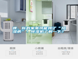 知識百科嘿，你的家電可能得了“風濕病”！除濕機了解一下？