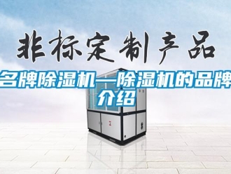 企業新聞名牌除濕機—除濕機的品牌介紹