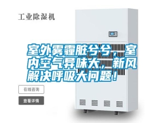 知識百科室外霧霾臟兮兮，室內(nèi)空氣異味大，新風解決呼吸大問題！