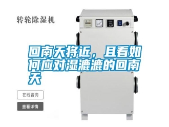 企業新聞回南天將近，且看如何應對濕漉漉的回南天