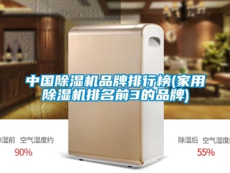 企業新聞中國除濕機品牌排行榜(家用除濕機排名前3的品牌)